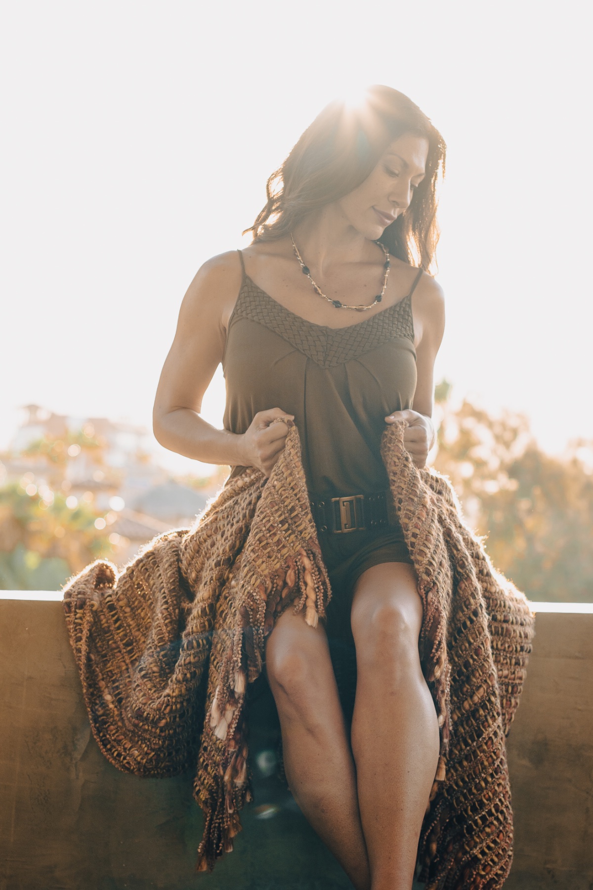 Golden hour on the Oxygen Room terrace, Cabo Bello